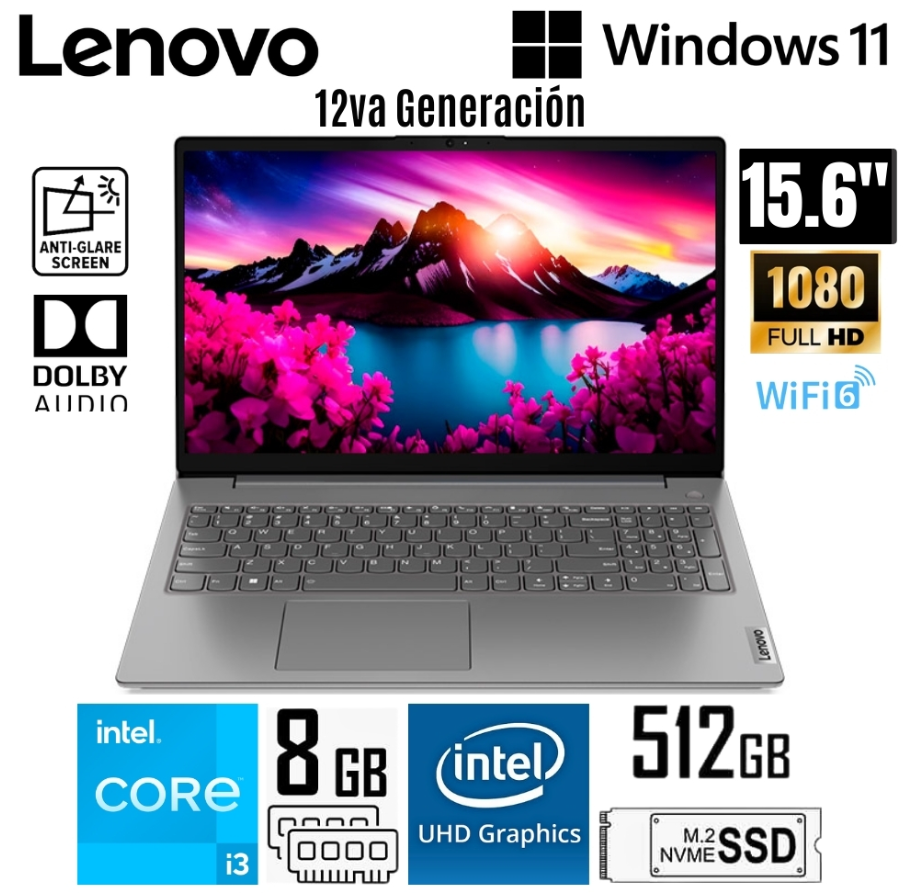 LAPTOP LENOVO V15 i3 1215U