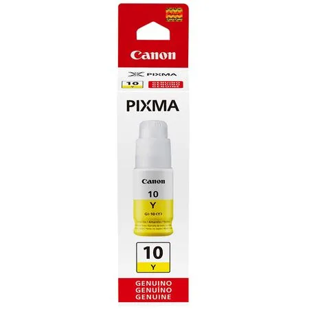 TINTA CANON GI - 10 Y AMARILLO