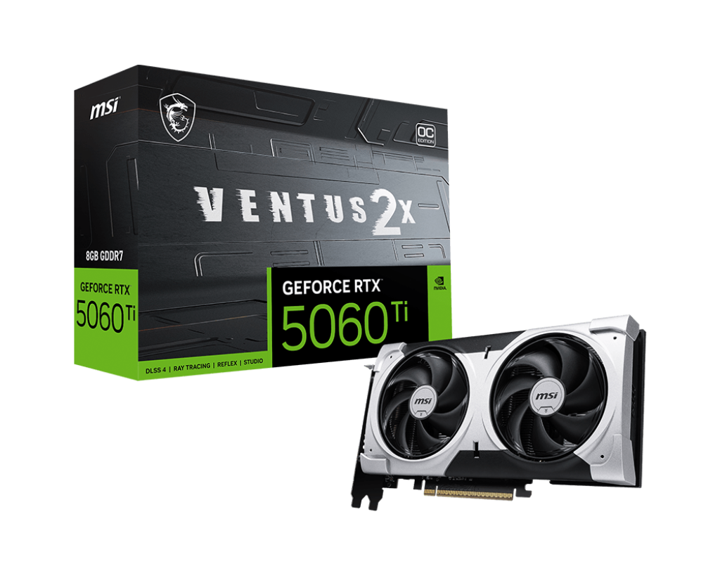 TARJETA DE VIDEO MSI RTX 5060TI / 8GB VENTUS 