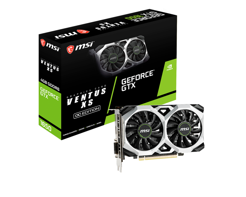 Tarjeta de video MSI NVIDIA GeForce GTX 1650 4GB