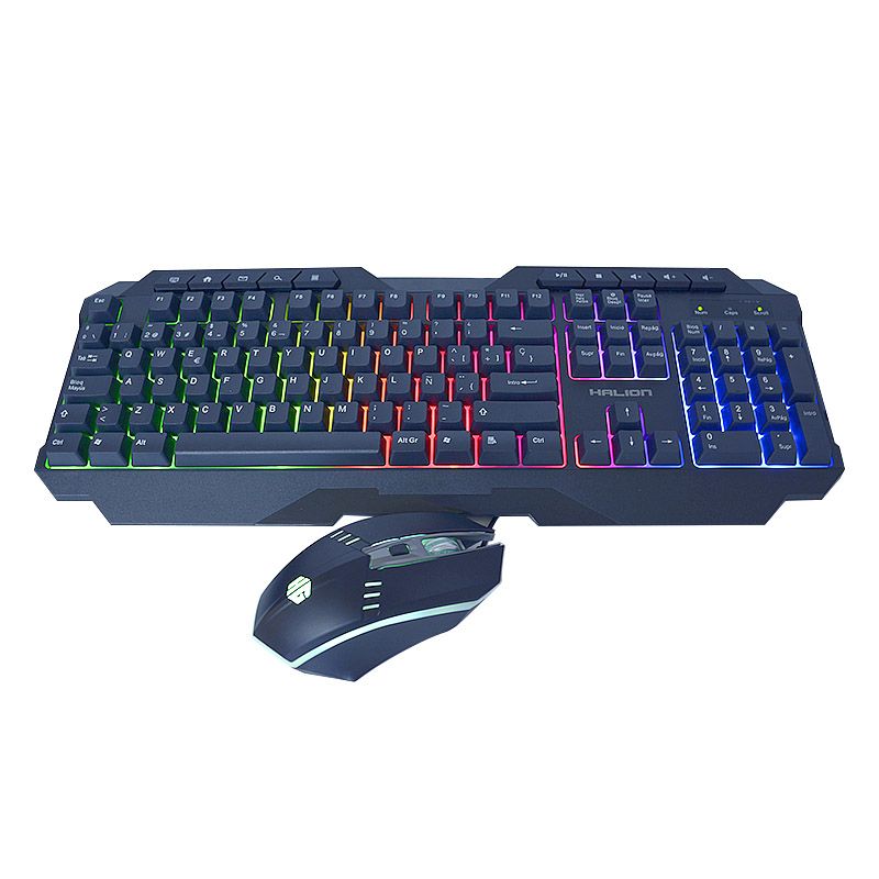 KIT TECLADO + MOUSE GAMER HALION SPARTAN