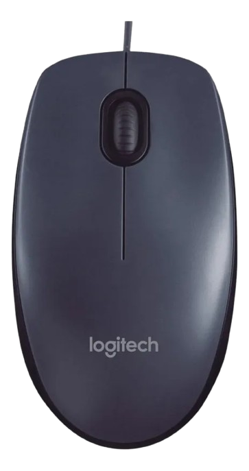 Mouse Logitech M90 USB Negro para Oficina