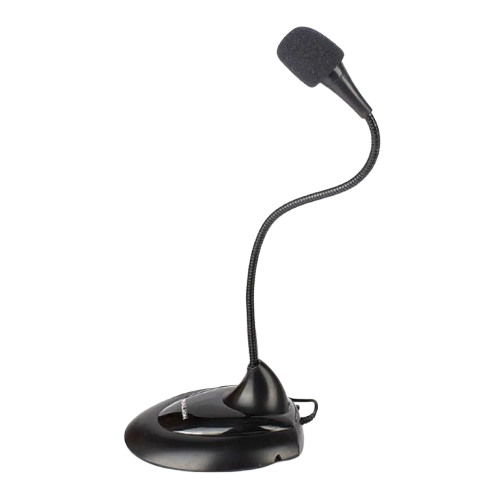 MICROFONO PARA PC CON USB-2.0 Y SOPORTE