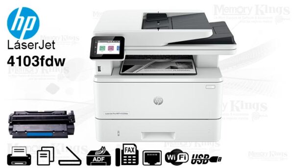 IMPRESORA HP LASERJET PRO MFP 4103fdw B/N