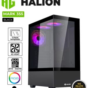 CASE ATX GAMER HALION FISH TANK MARK