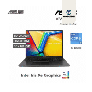 LAPTOP PORTATIL ASUS VIVOBOOK X1605Z-MB292 / I5-12500H / 16GB / SSD 512GB / 16" / NO OS