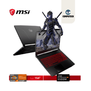 LAPTOP MSI BRAVO 15 B5DD / AMD Ryzen 7 5800H / 16GB RAM / 512GB SSD / GRAFICO AMD Radeon RX5500M - 4GB / LED 15.6" Full HD - 144Hz
