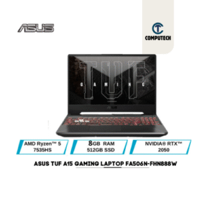 LAPTOP ASUS TUF Gaming A15 FA506N Ryzen 5 7535HS / 8GB / 512GB SSD / RTX 3050 / 15.6" FHD 144Hz