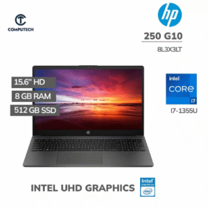 LAPTOP HP 250 G10 15.6" i7 13va Gen / 8GB / 512GB SSD